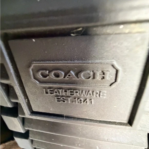 Coach Tatum Suede Legacy Striped Knit Boots size 7 - Picture 13 of 14